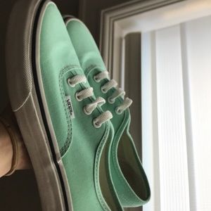 Mint green vans